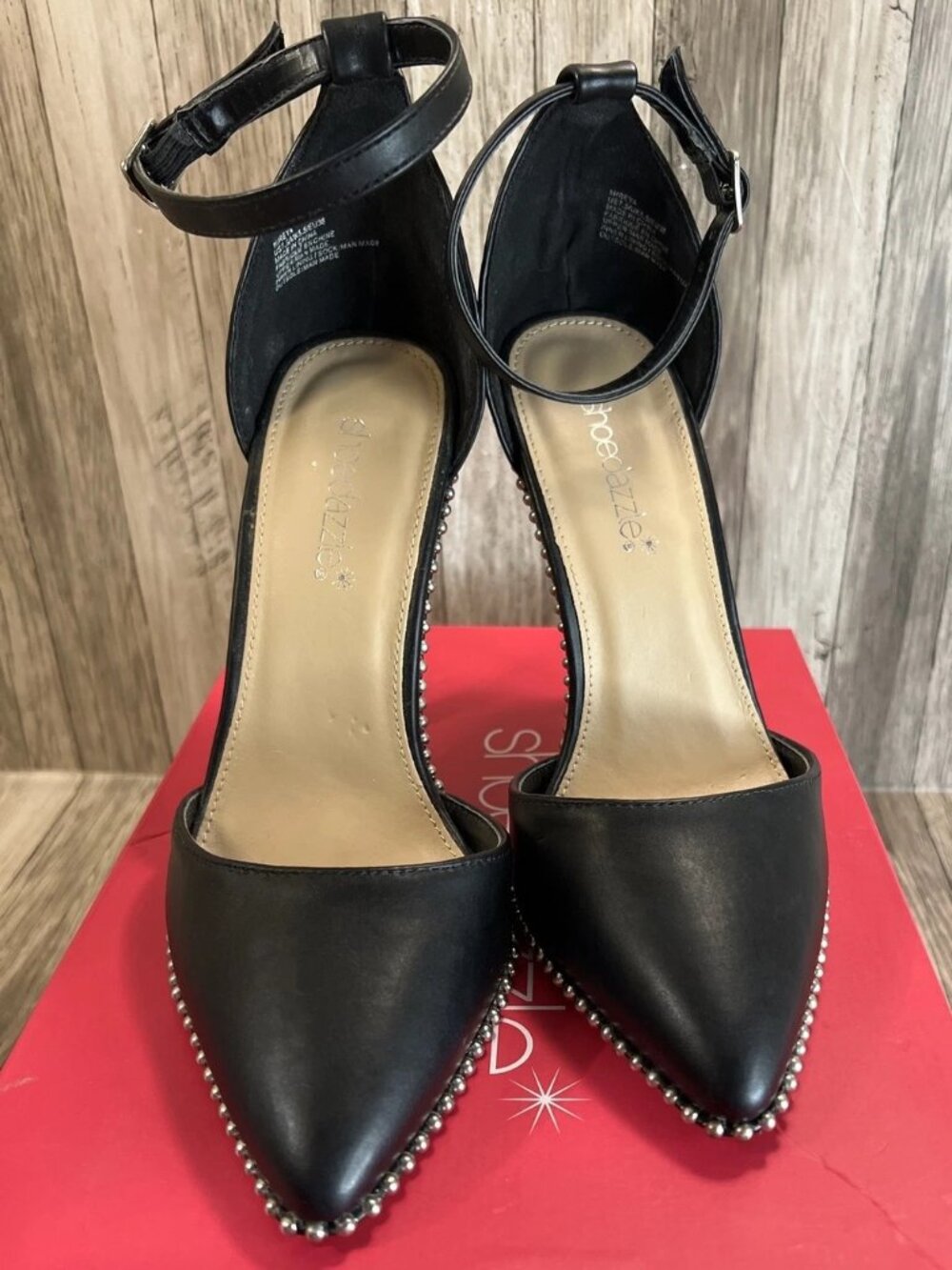 Shoedazzle Black 5" High Heels in size 7.5